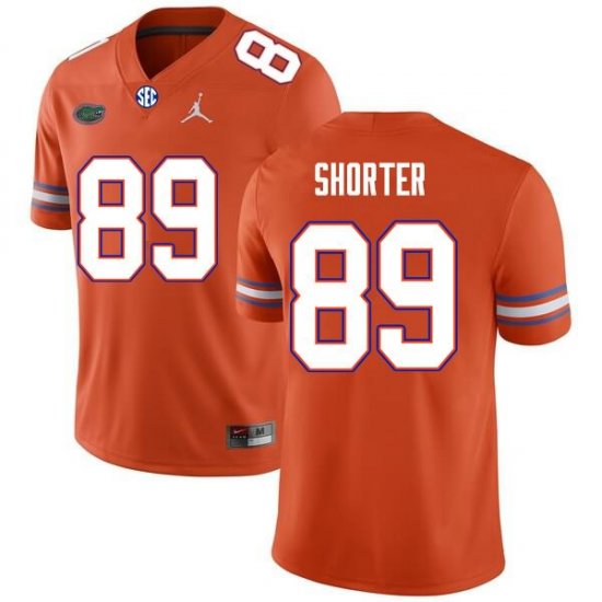 Men's Florida Gators #89 Justin Shorter NCAA Nike Orange Authentic Stitched College Football Jersey BIP7362BD